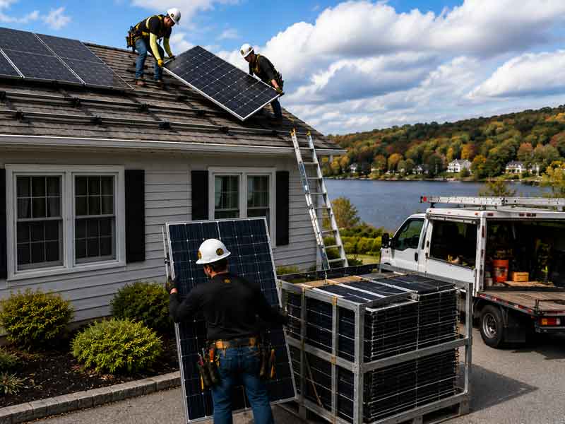 Installers performing Removals and Reinstalls of Solar Panels